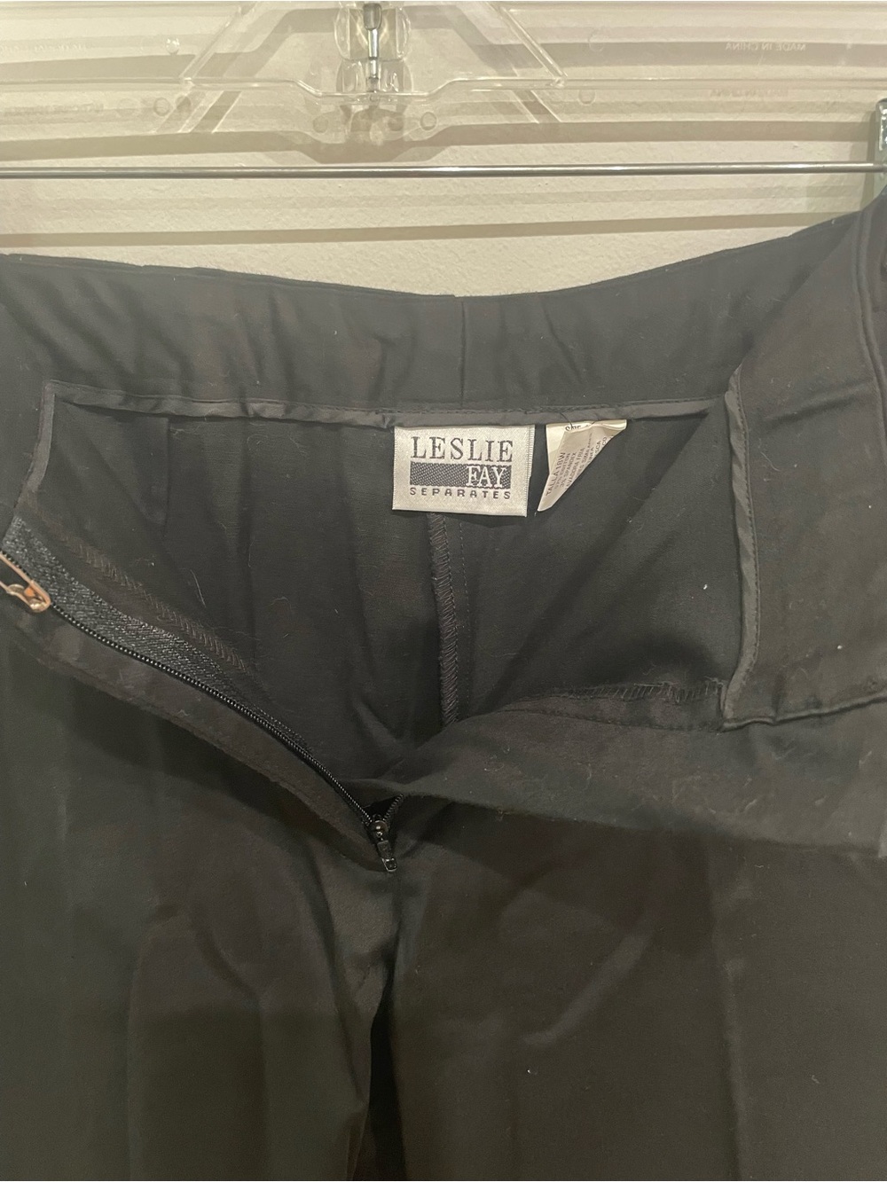 Vintage Leslie Fay Separates Women’s Black Embroidered Pants Size 18W - Picture 7 of 9